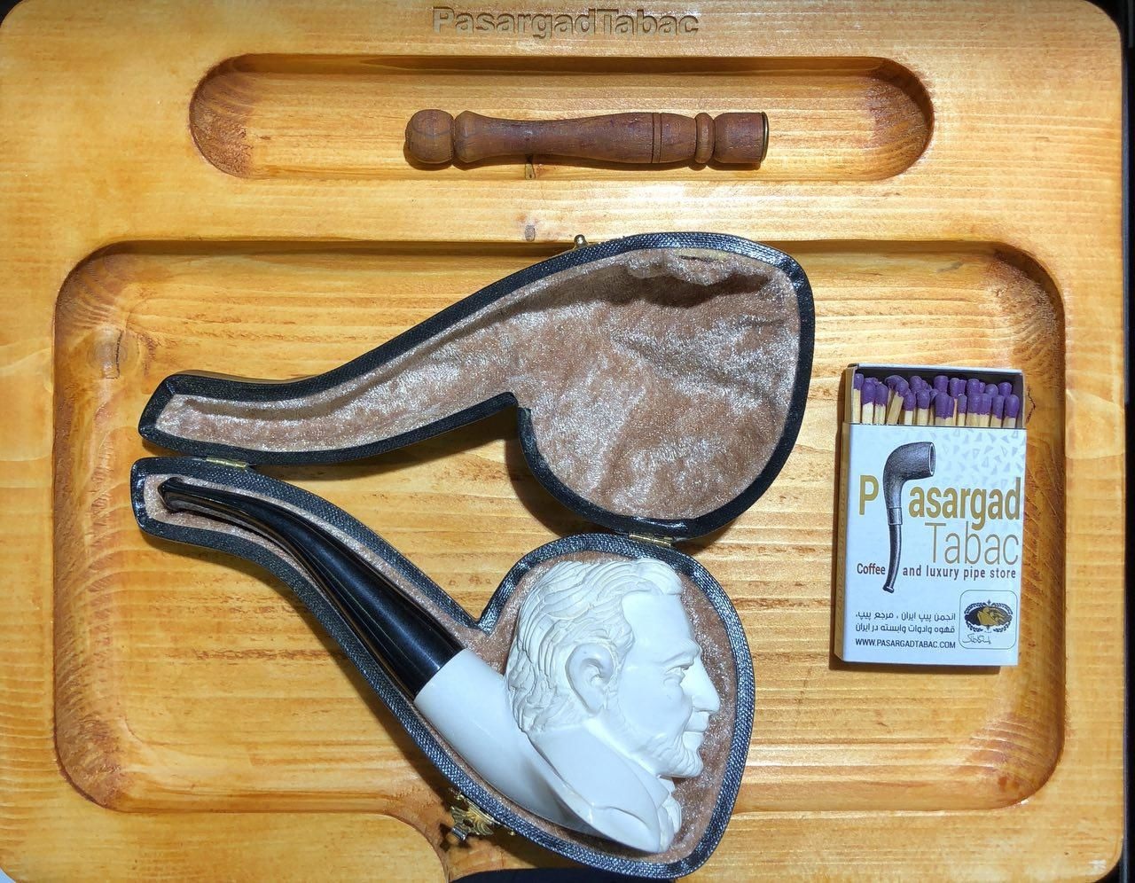 پیپ مرشام اصل بلاک ترک ،پیپ با رخ لینکلن ، لیمیتد ادیشن کلکسیونی 1 پیپ مرشام اصل بلاک ترک، لیمیتد ادیشن کلکسیونی