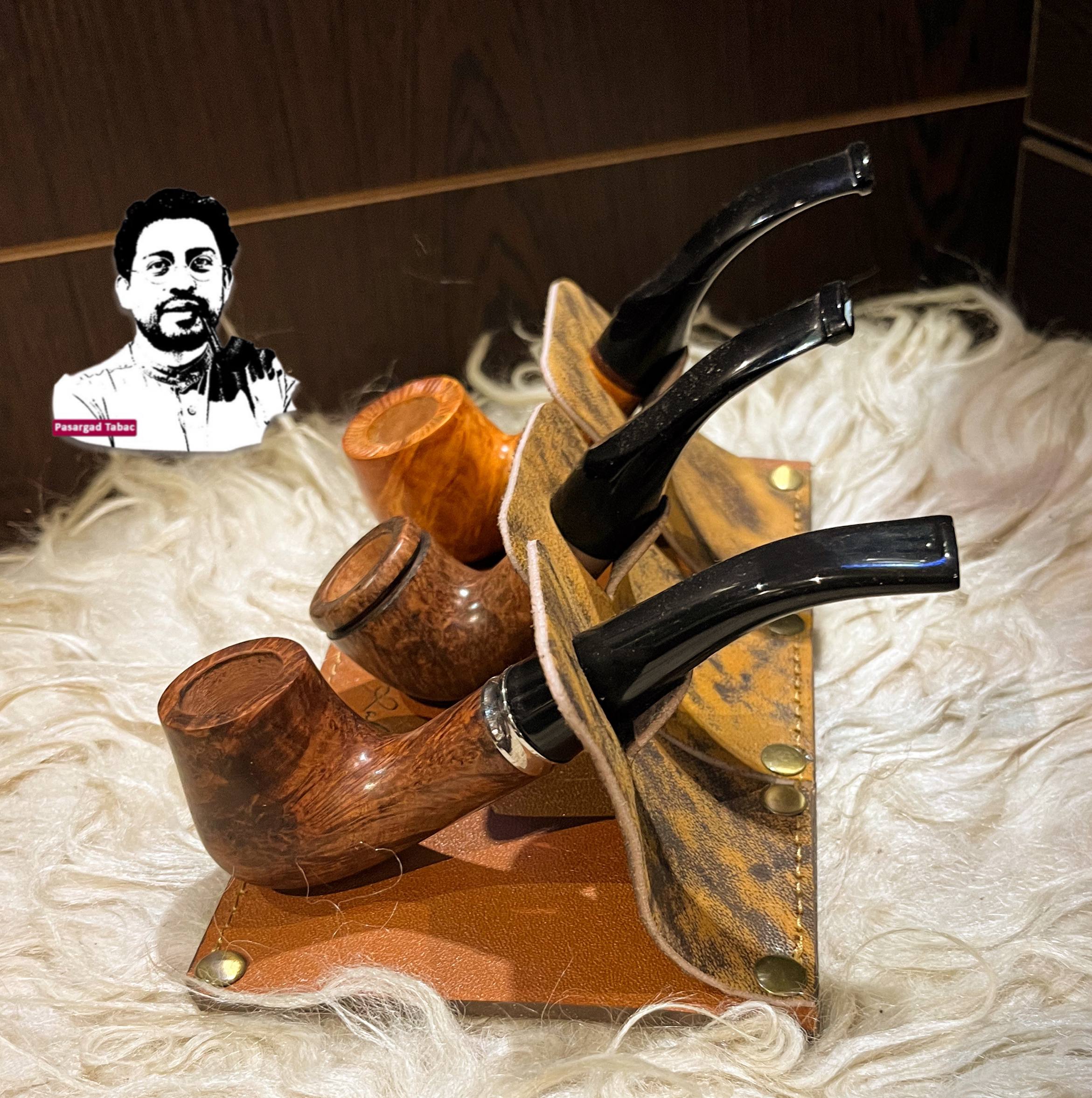 استند پیپ چرمی 2 استند پیپ چرمی