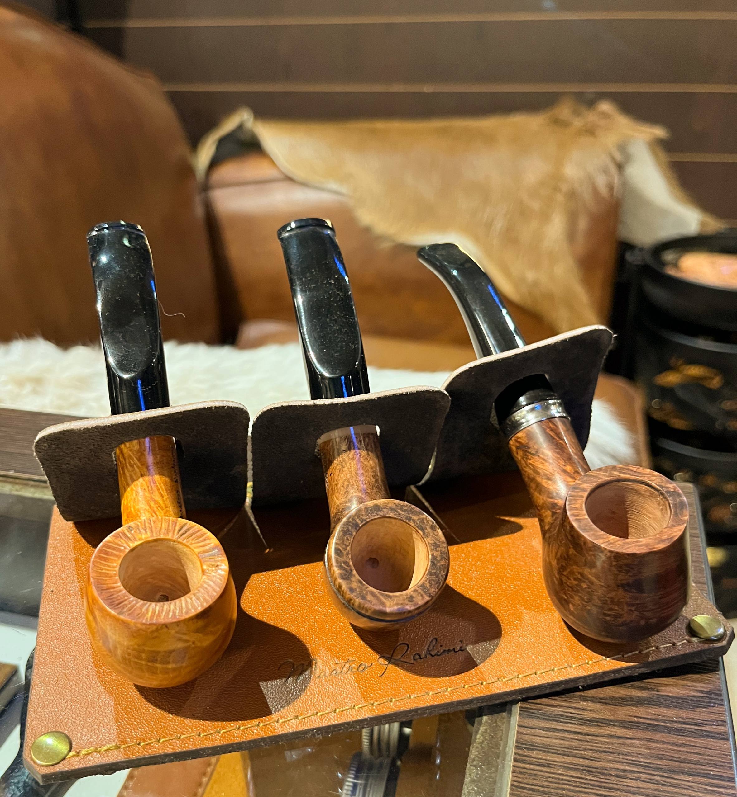 استند پیپ چرمی 4 استند پیپ چرمی