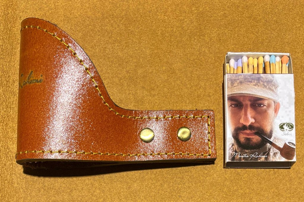 استند پیپ با چرم طبیعی