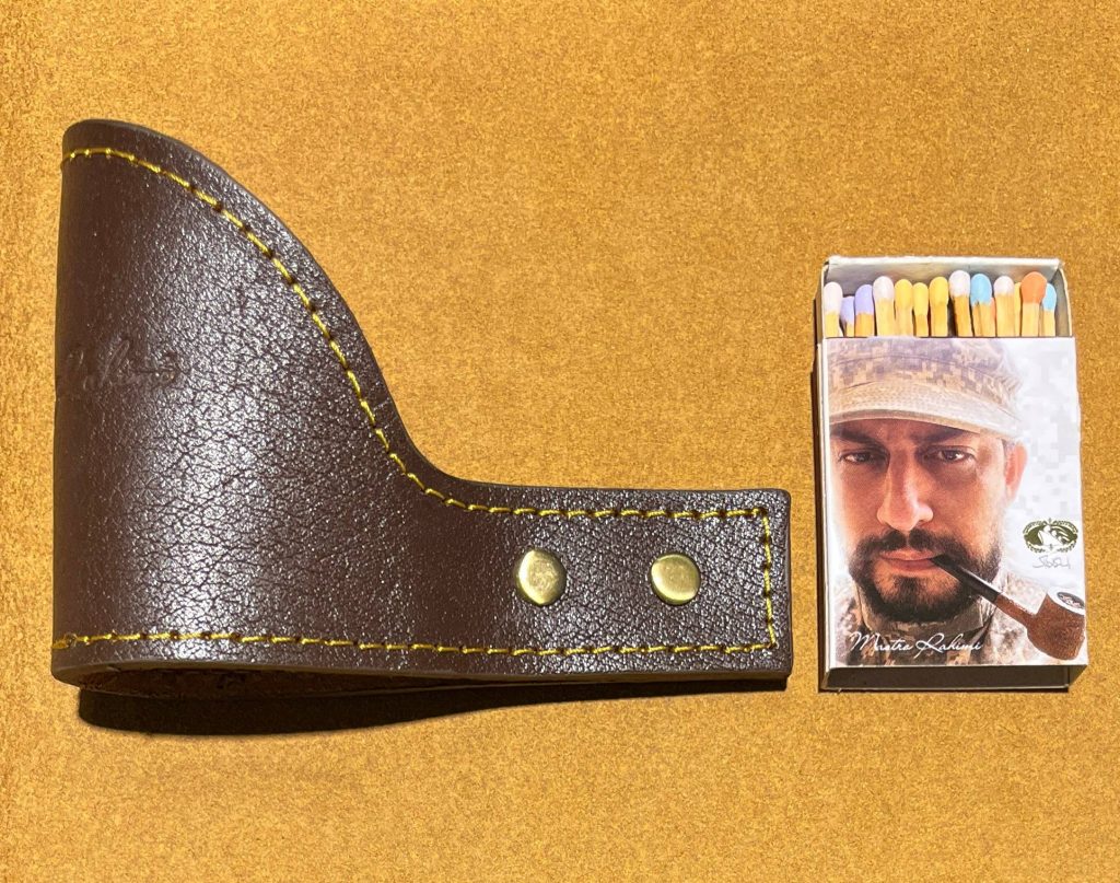 استند پیپ چرمی بزرگ