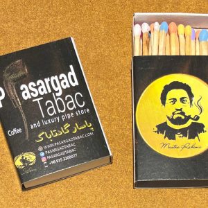 کبریت کلکسیونی تصویر دو روی کبریت کبریتی زیبا با چوب کبریت های رنگی 🌈 کبریت کلکسیونی و لیمیتد ادیشن پاسارگادتاباک کبریت ماسترو رحیمی